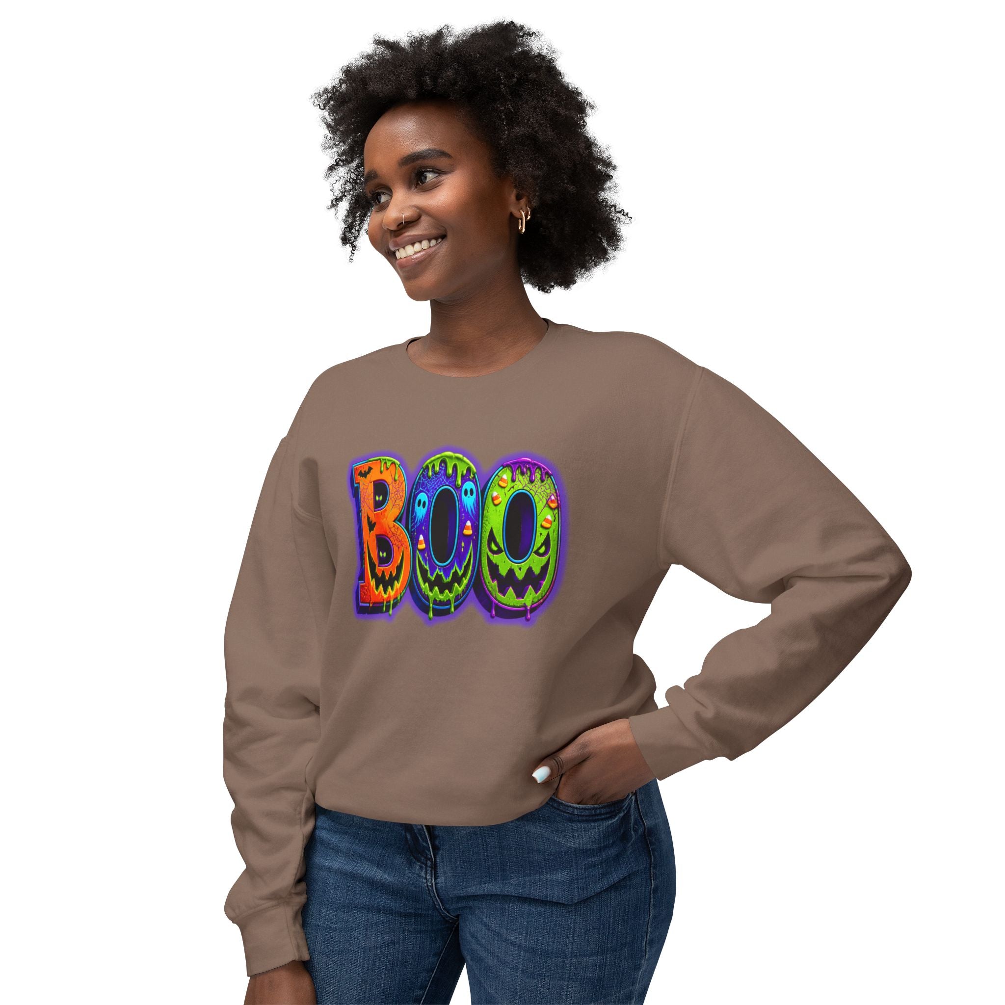 Halloween Unisex Lightweight Crewneck Sweatshirt