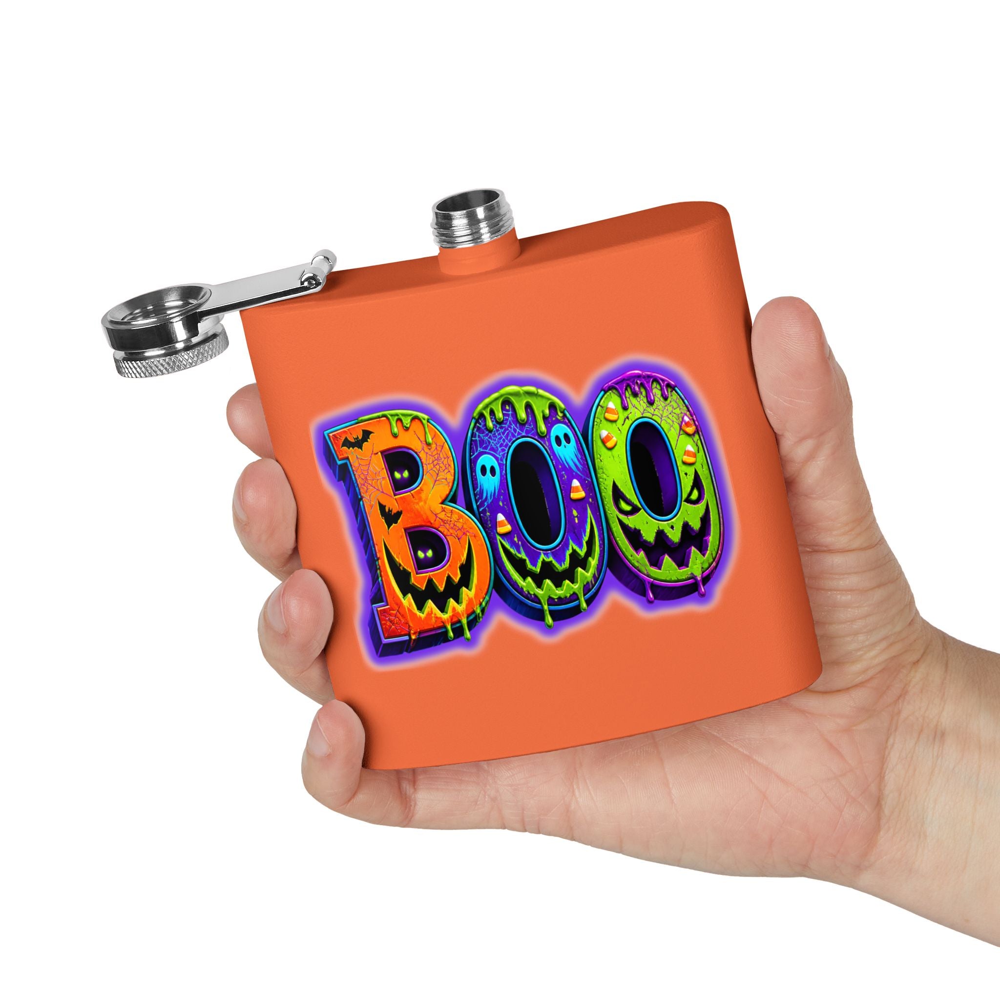 Halloween Stainless Steel Flask, 6oz