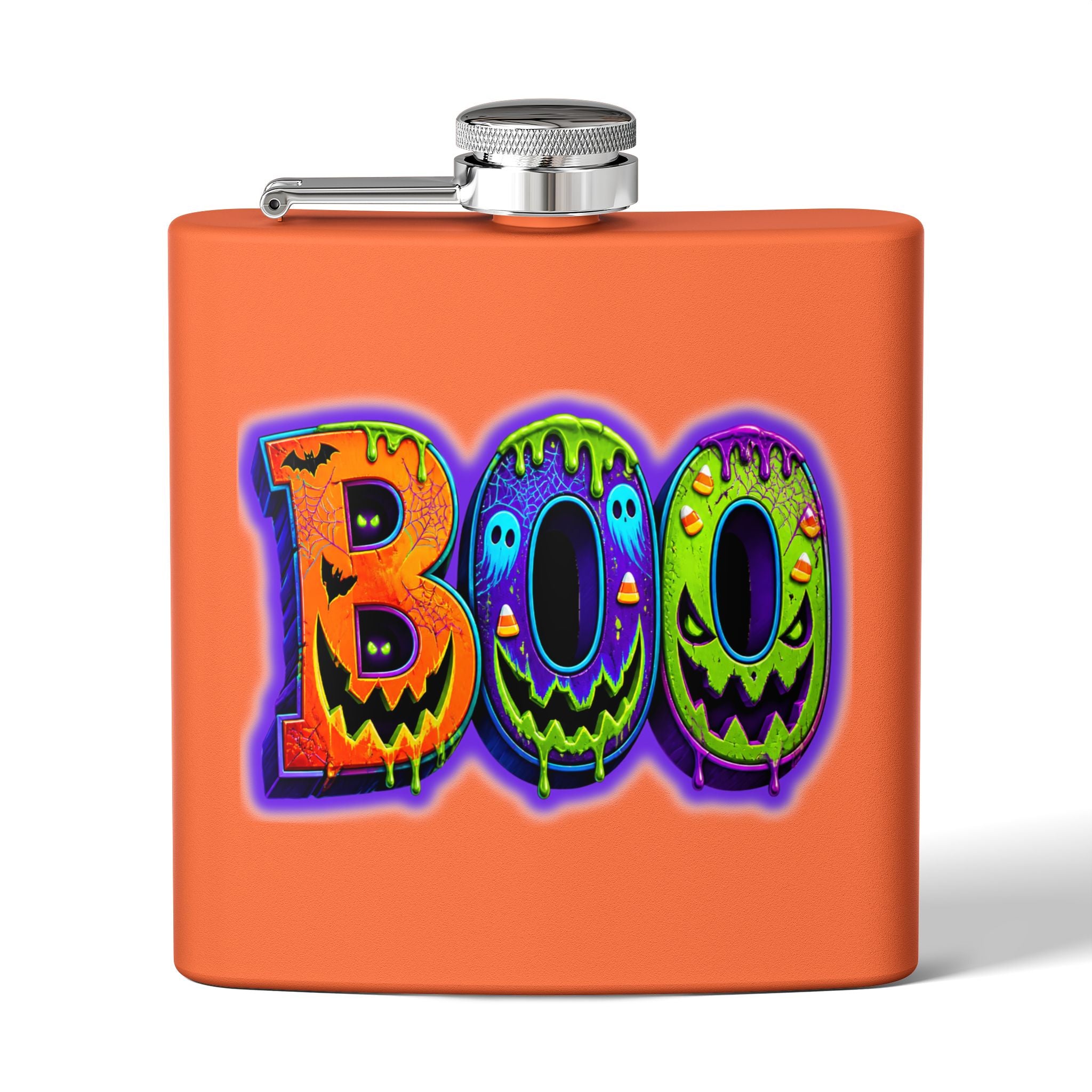 Halloween Stainless Steel Flask, 6oz