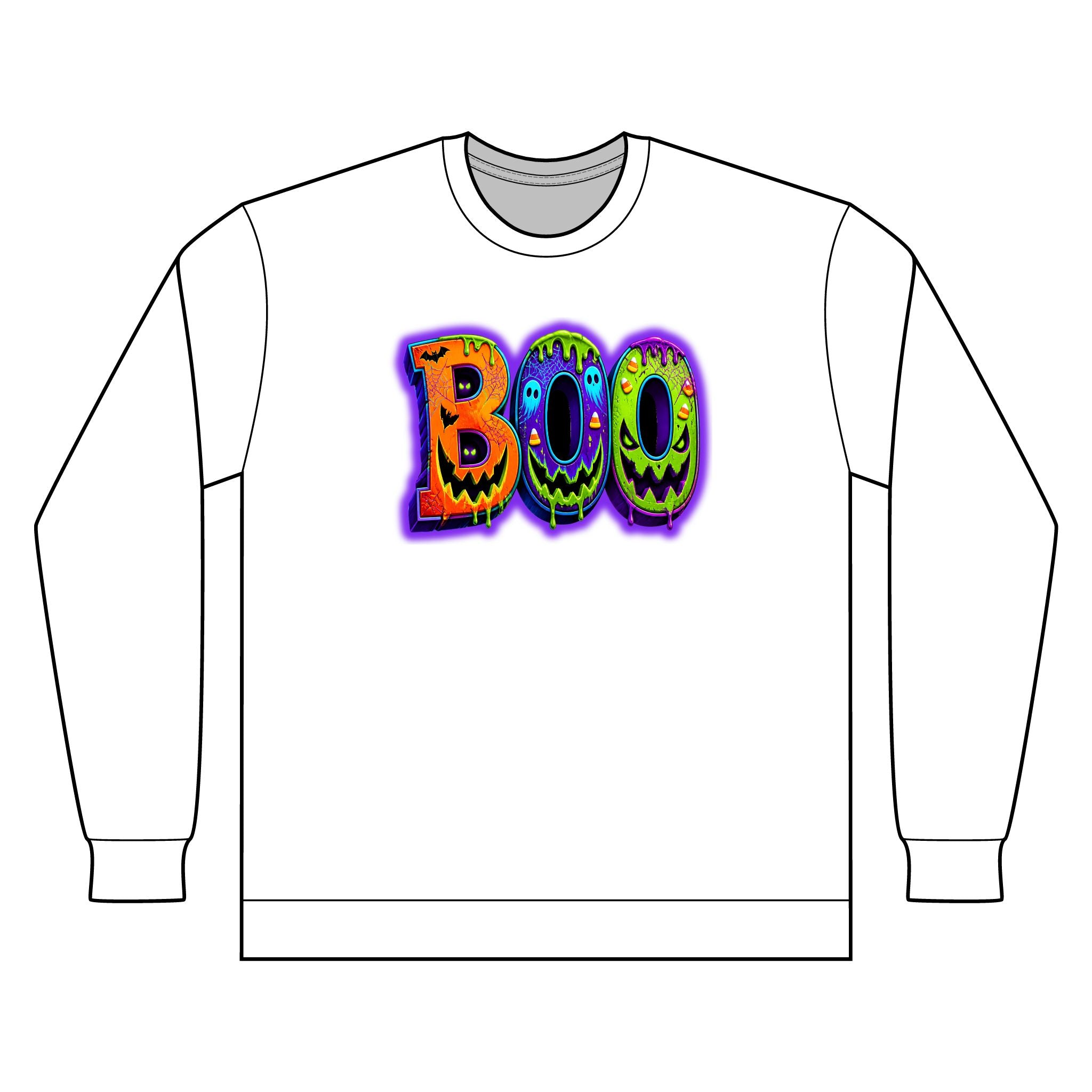 Halloween Unisex Santa Barbara Crewneck Sweatshirt