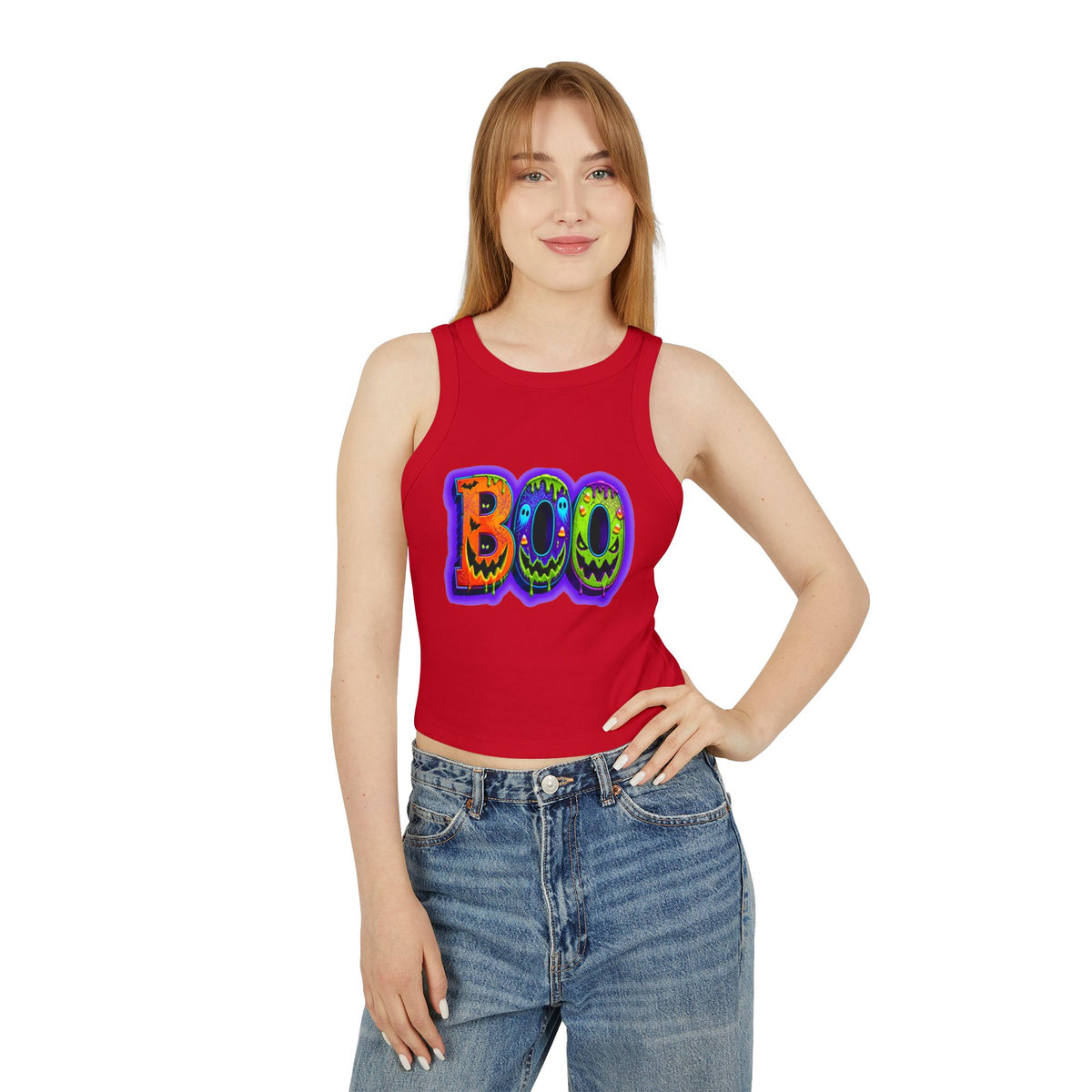 Halloween Women's Micro Rib Racer Tank Top