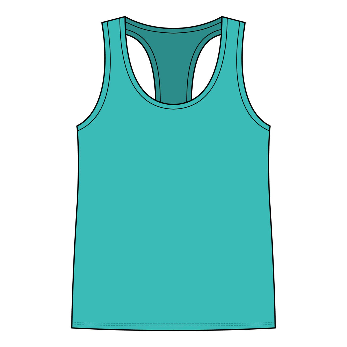 Halloween Women's Jersey Racerback Tank