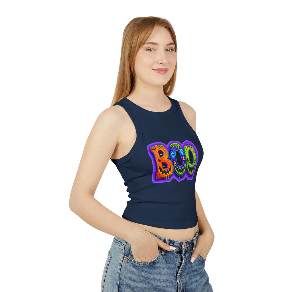 Halloween Women's Micro Rib Racer Tank Top