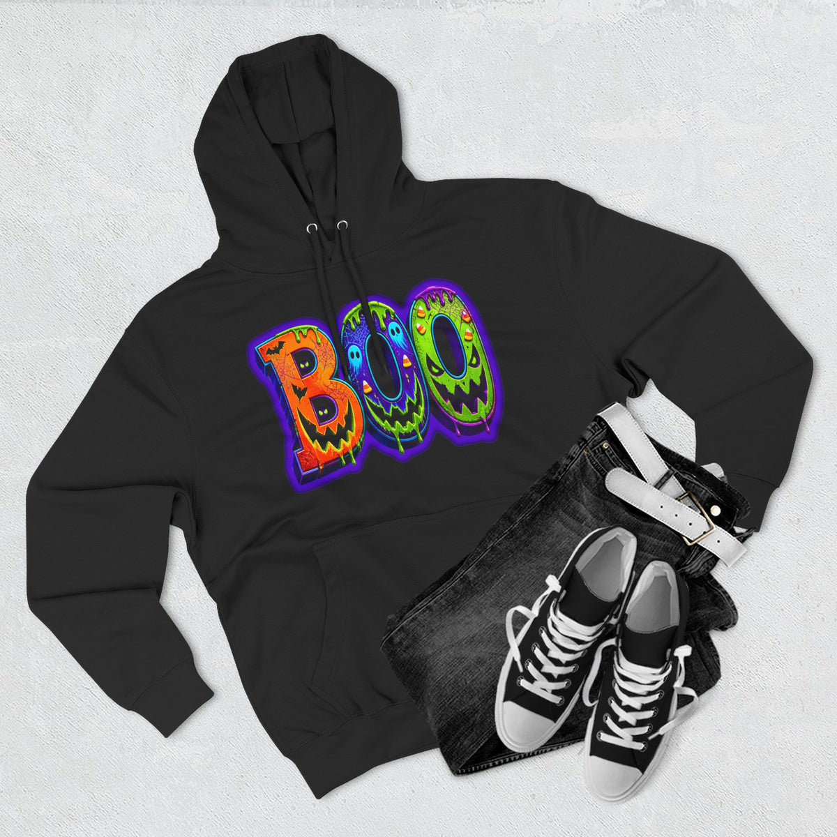 Halloween Three-Panel Fleece Hoodie