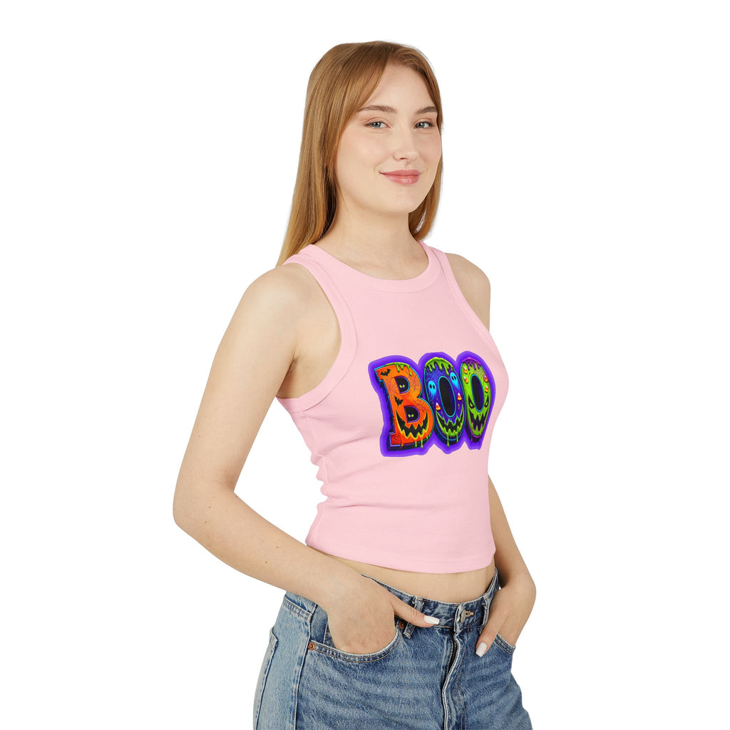 Halloween Women's Micro Rib Racer Tank Top