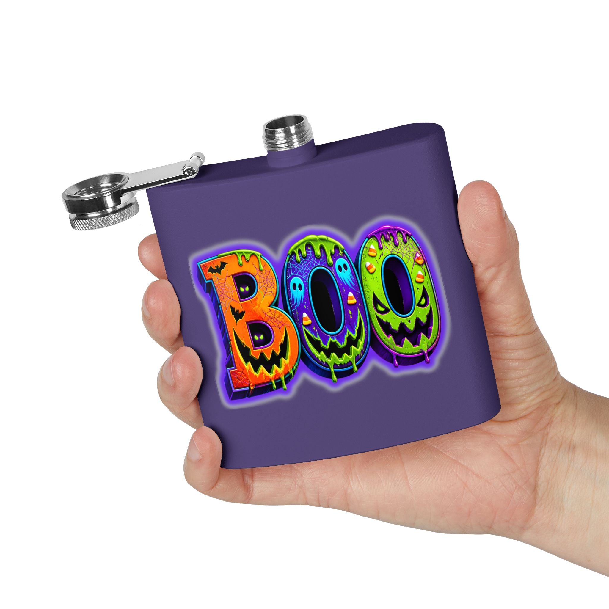Halloween Stainless Steel Flask, 6oz