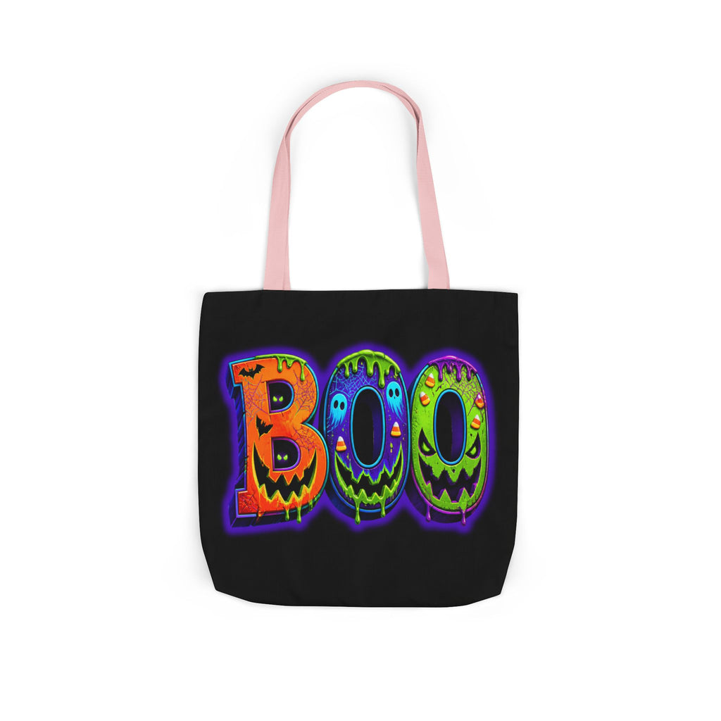 Canvas Halloween Tote Bag, 5-Color Straps