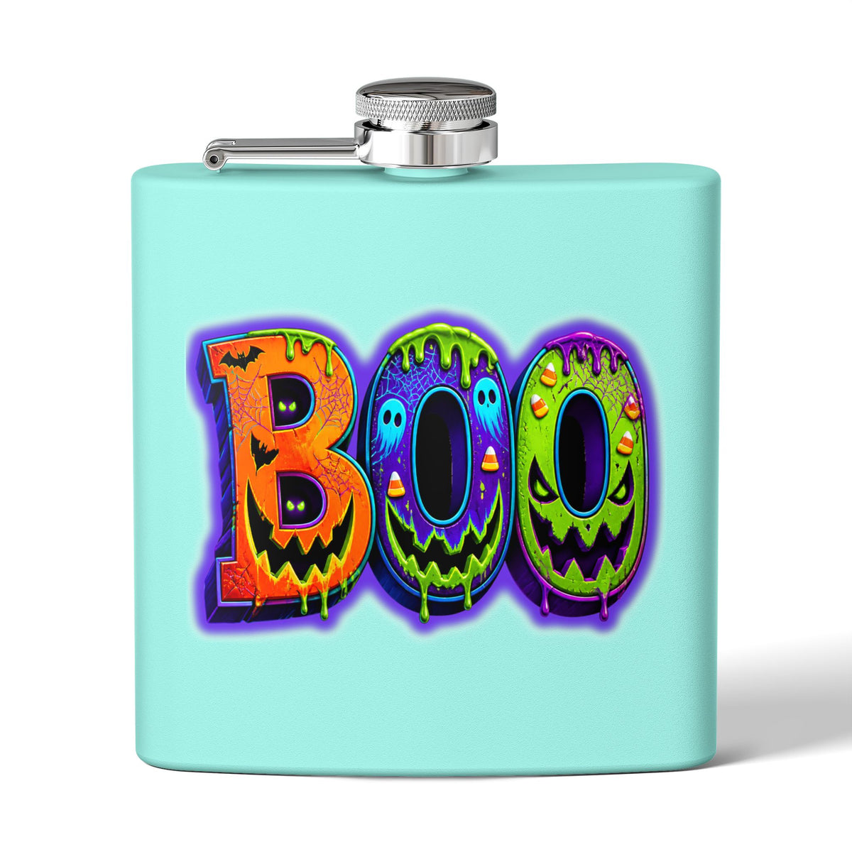 Halloween Stainless Steel Flask, 6oz