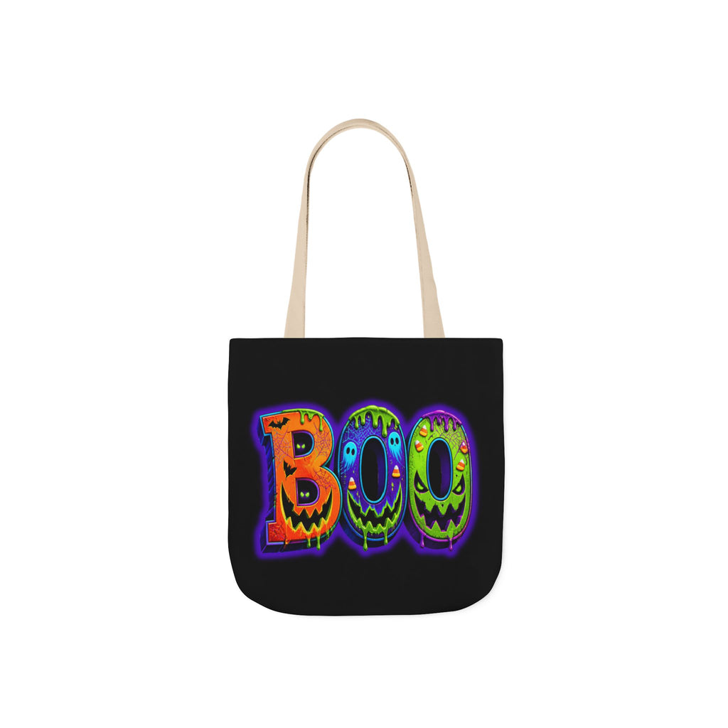 Canvas Halloween Tote Bag, 5-Color Straps