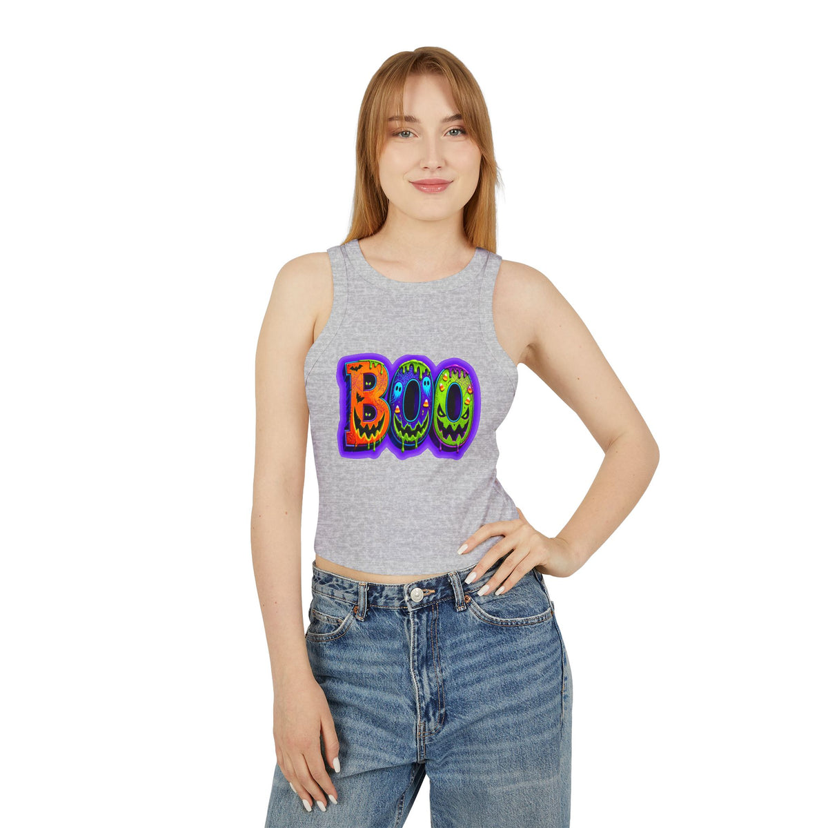 Halloween Women's Micro Rib Racer Tank Top