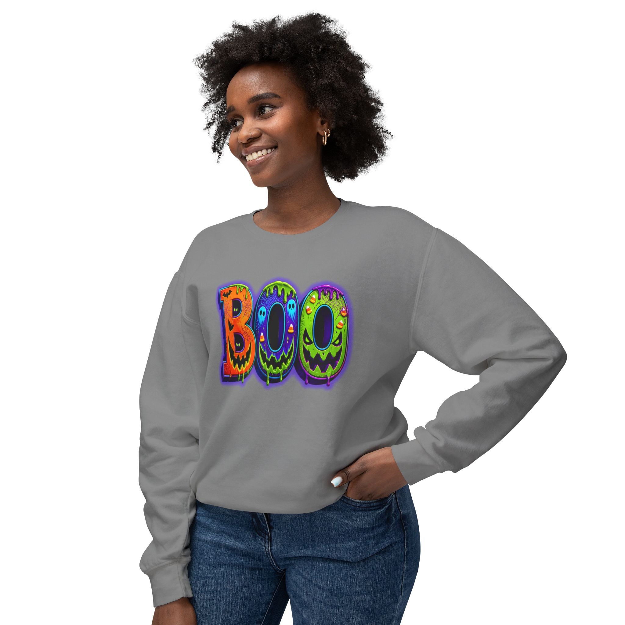 Halloween Unisex Lightweight Crewneck Sweatshirt