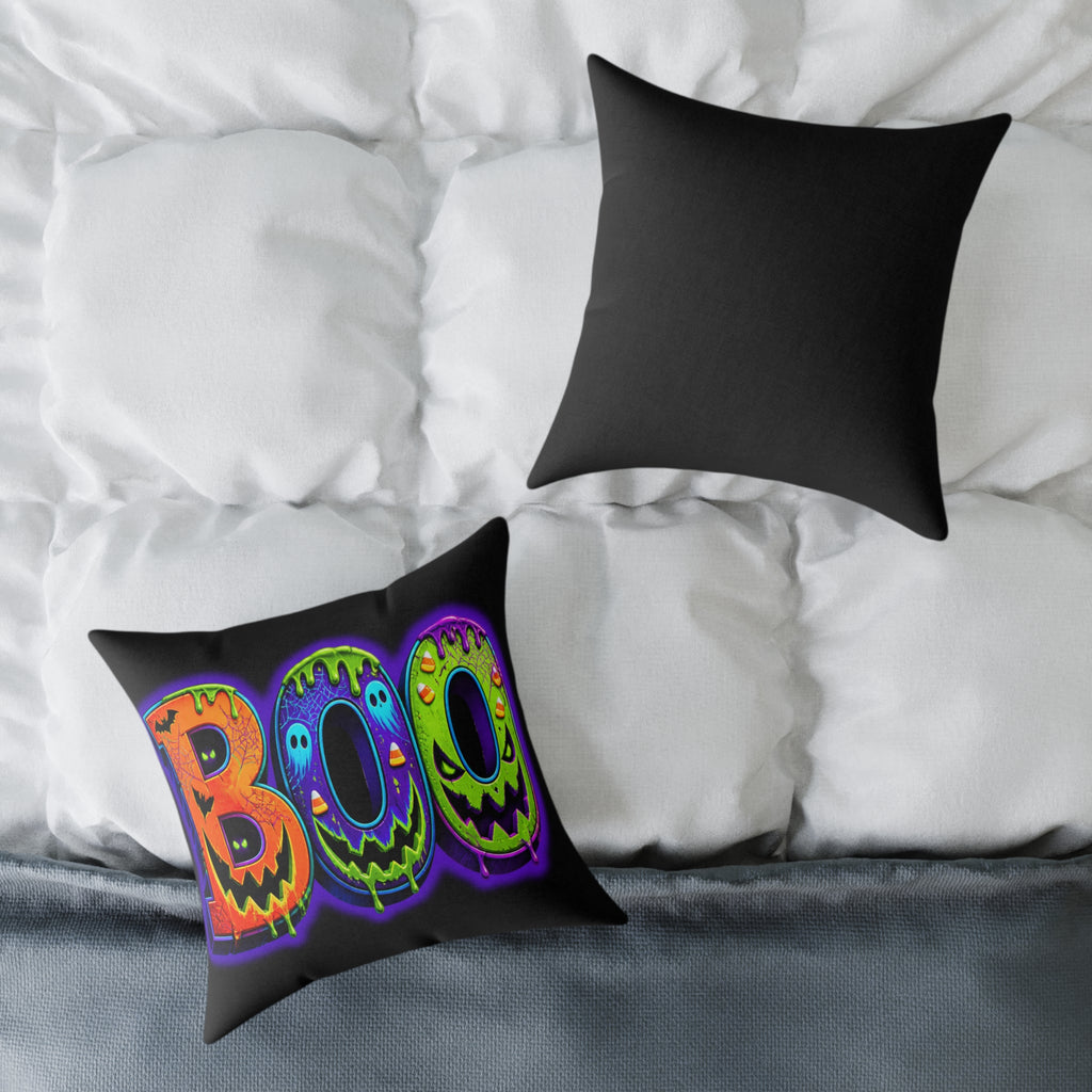 Halloween Square Poly Canvas Pillow