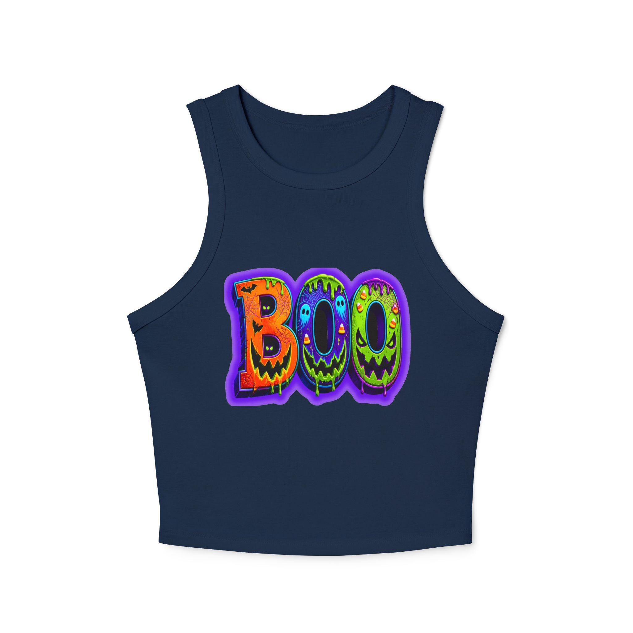 Halloween Women's Micro Rib Racer Tank Top
