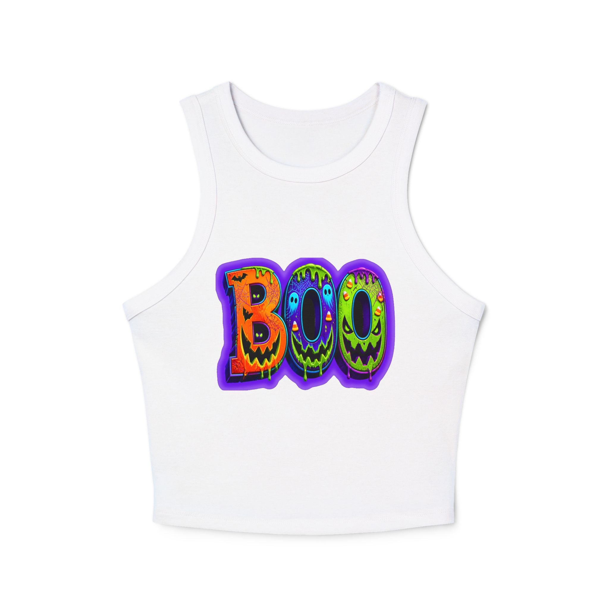 Halloween Women's Micro Rib Racer Tank Top