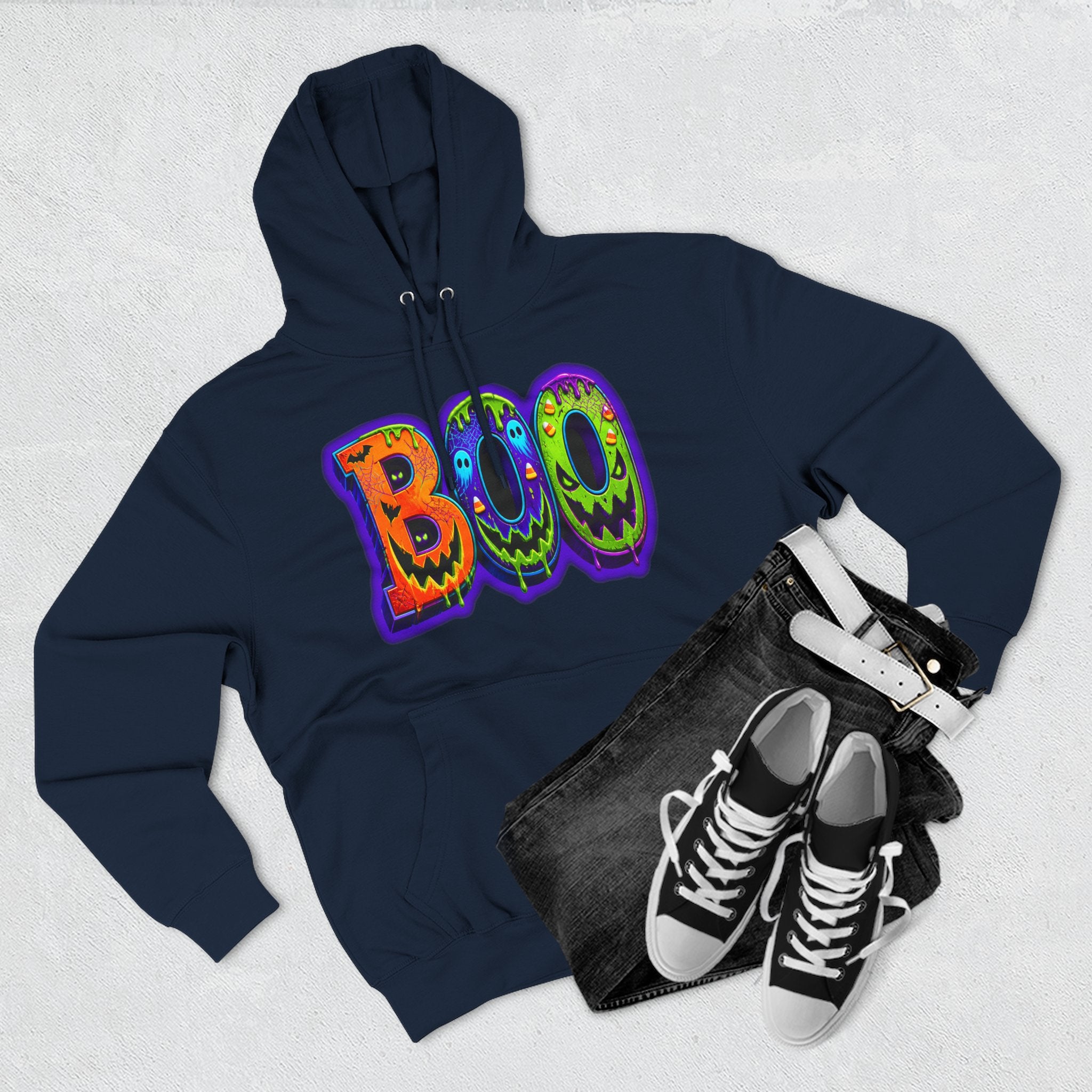 Halloween Three-Panel Fleece Hoodie