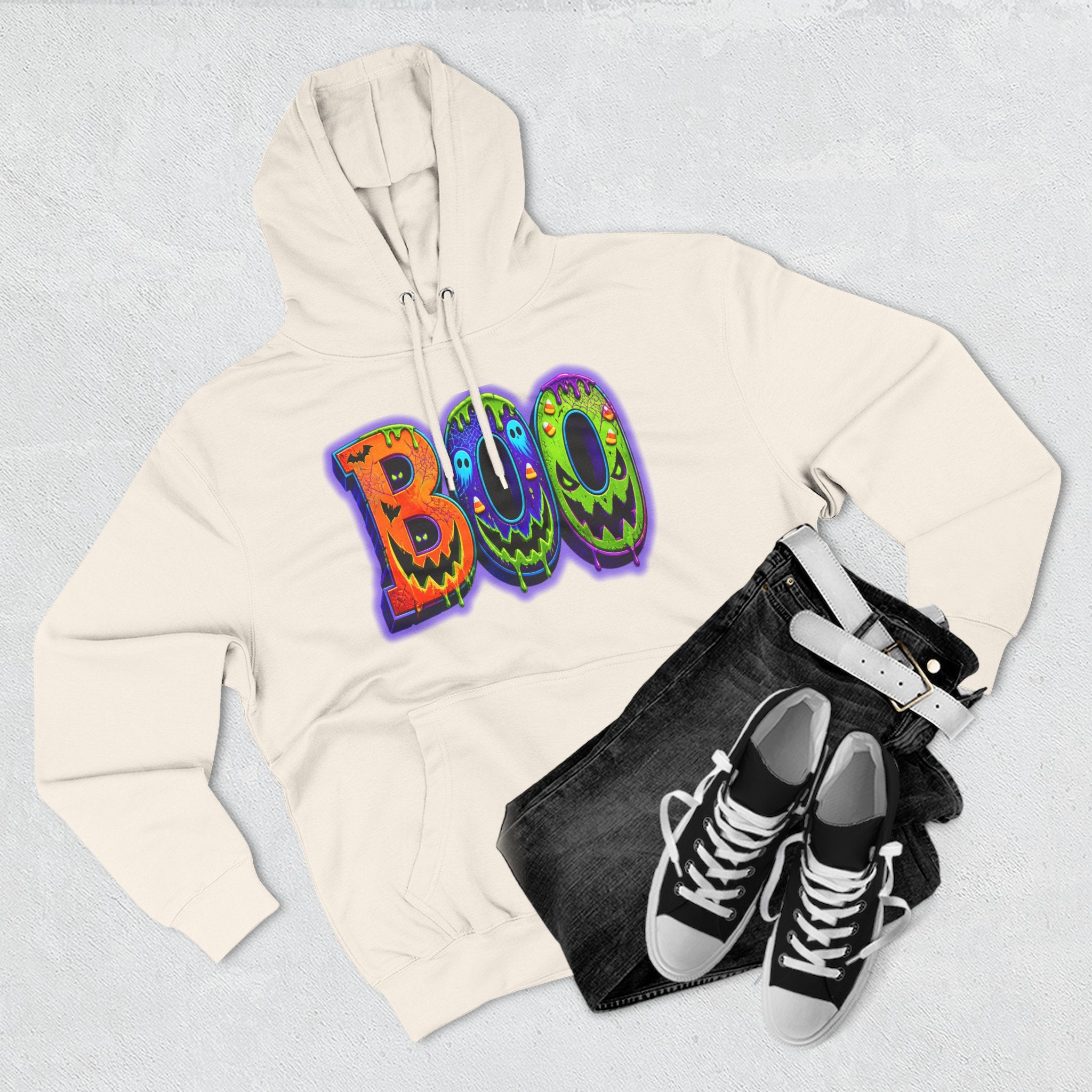 Halloween Three-Panel Fleece Hoodie