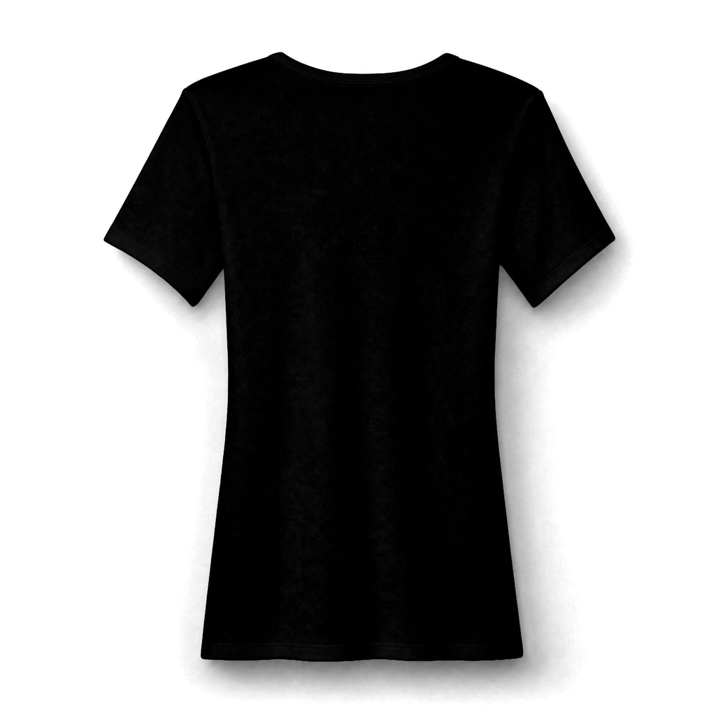 Halloween 'BOO' Scoop Neck Tee — Women's Spooky Graphic Shirt