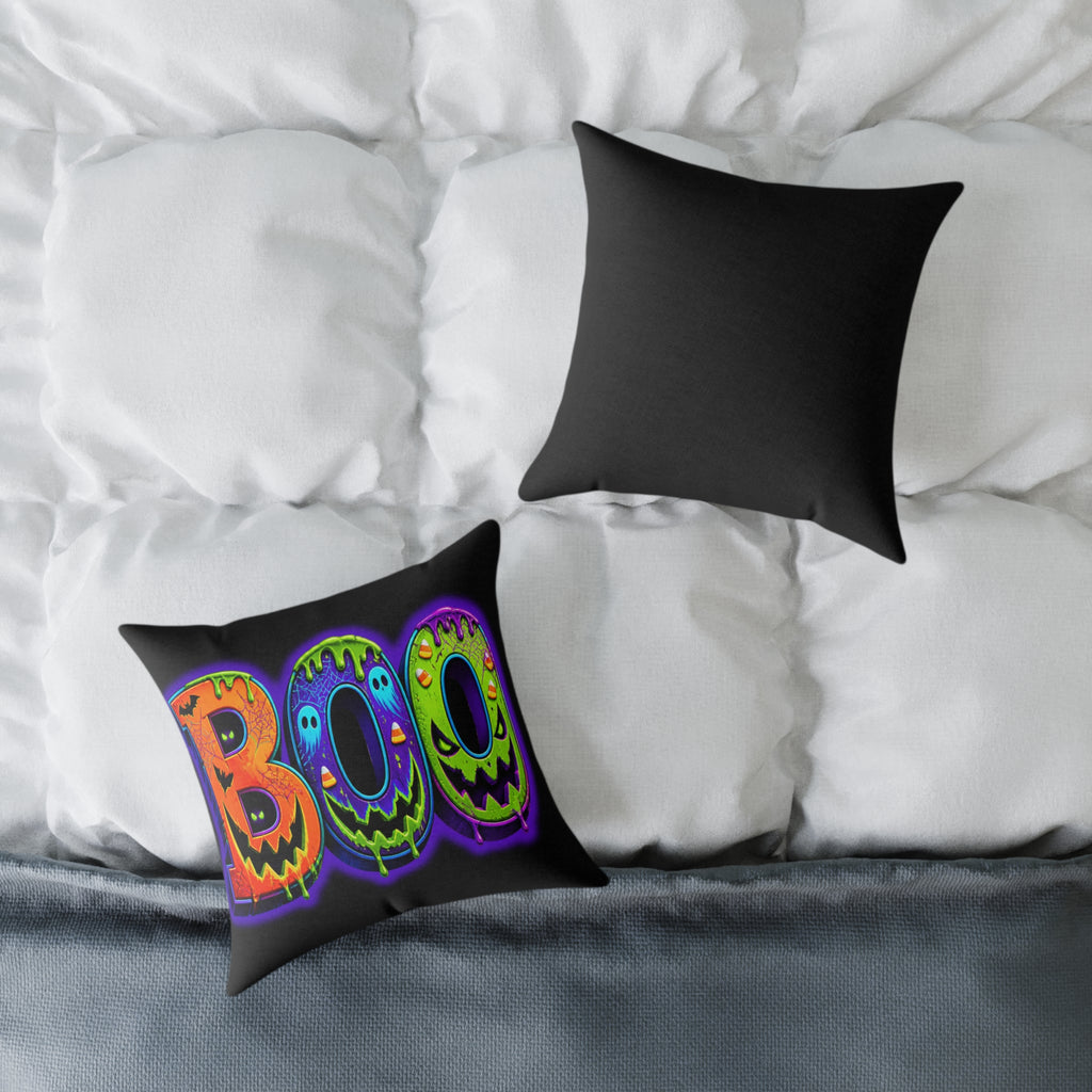 Halloween Square Poly Canvas Pillow