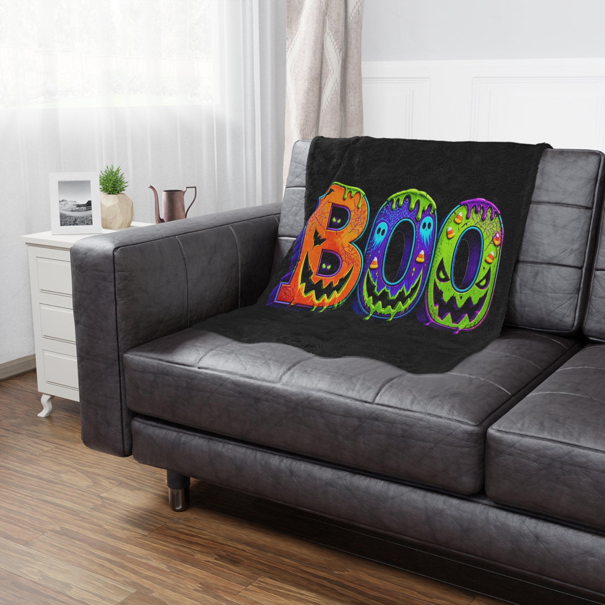 Halloween Boo Blanket