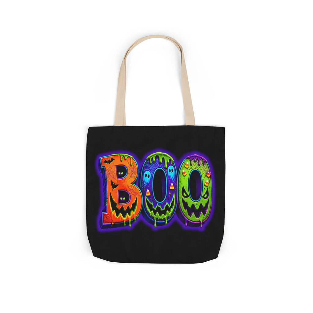 Canvas Halloween Tote Bag, 5-Color Straps
