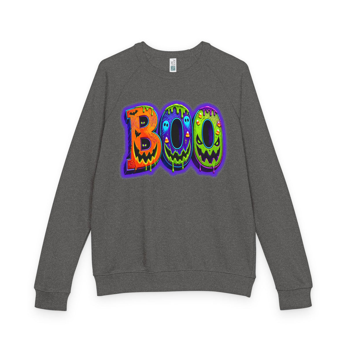 Halloween Unisex French Terry Raglan Crewneck