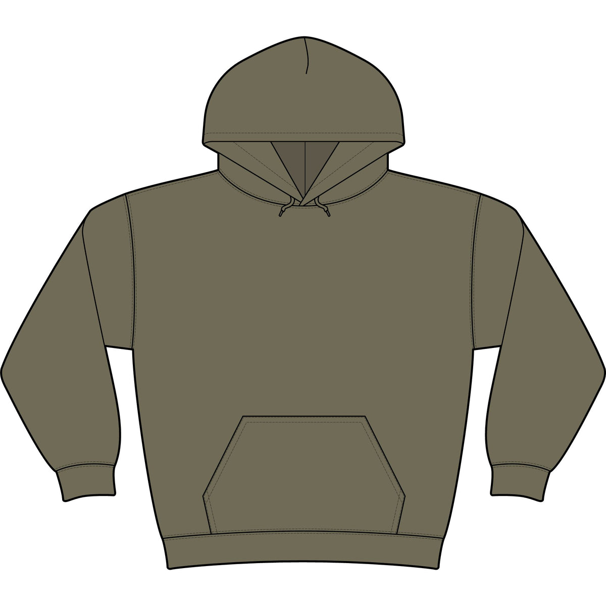 Unisex Lightweight Hooded Sweatshirt
