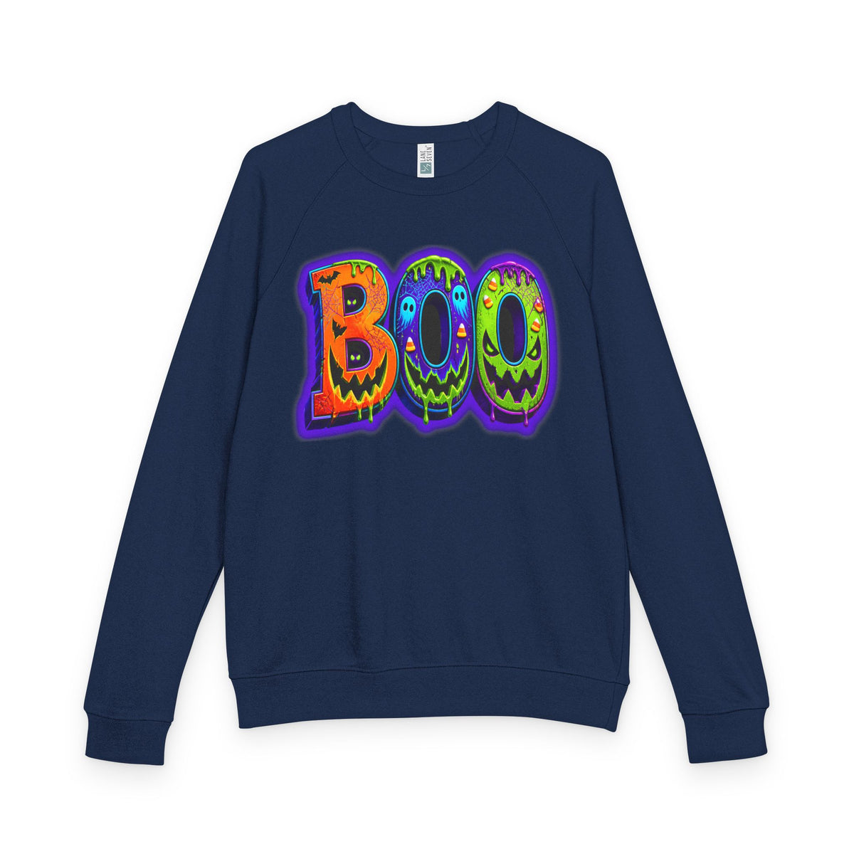 Halloween Unisex French Terry Raglan Crewneck