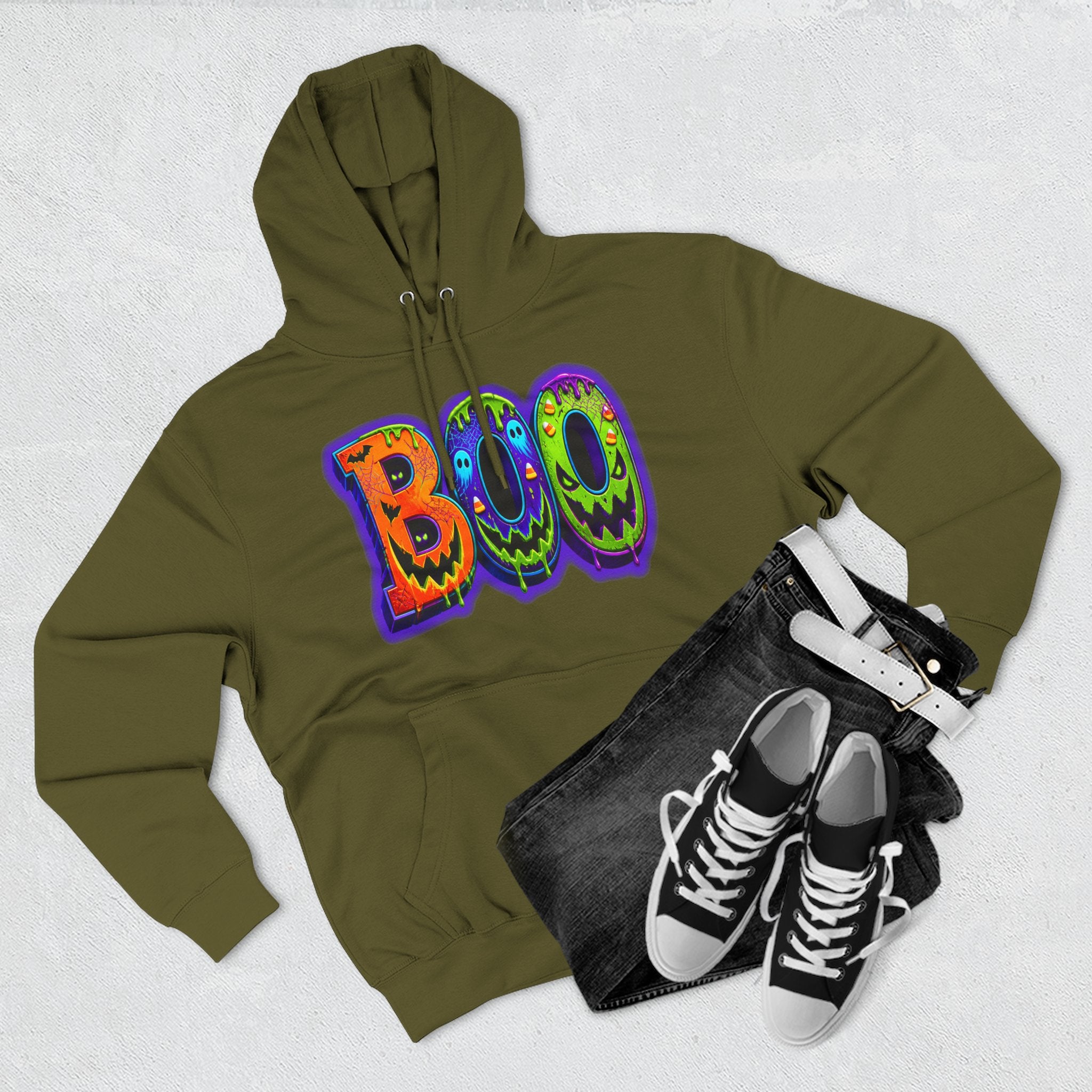 Halloween Three-Panel Fleece Hoodie