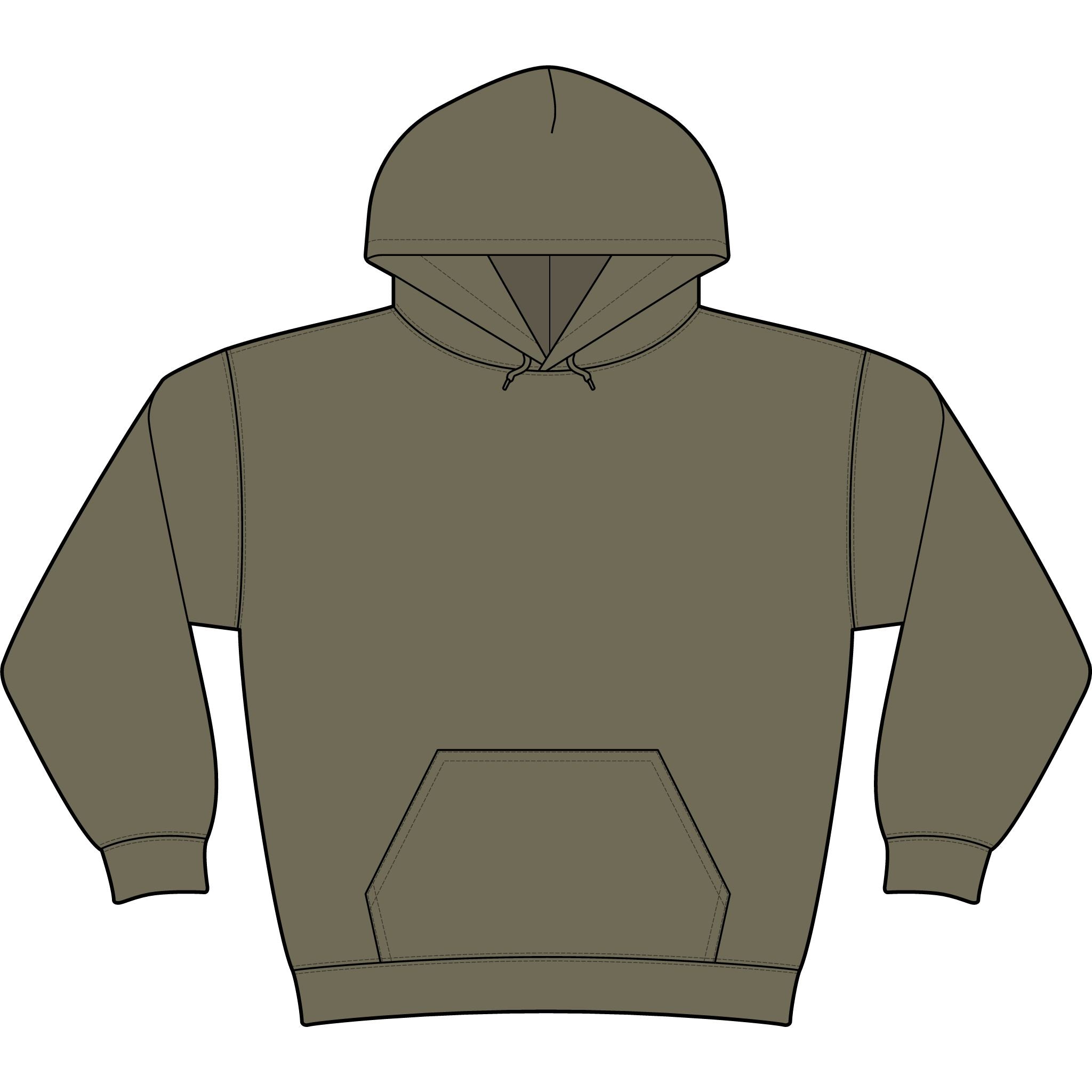 Unisex Lightweight Hooded Sweatshirt