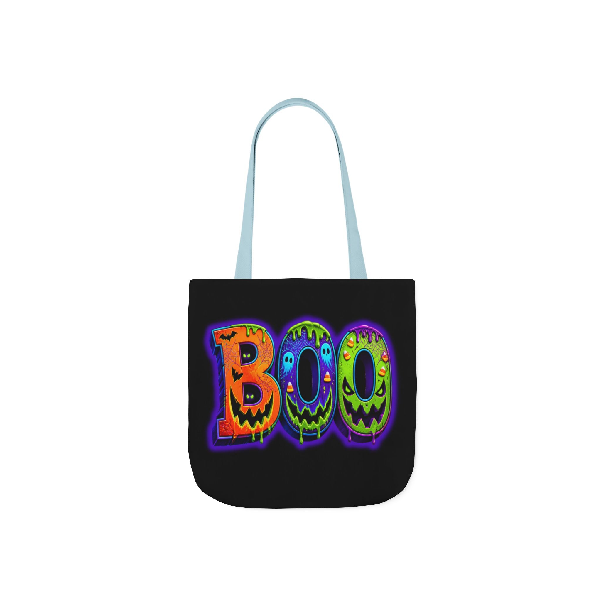 Canvas Halloween Tote Bag, 5-Color Straps