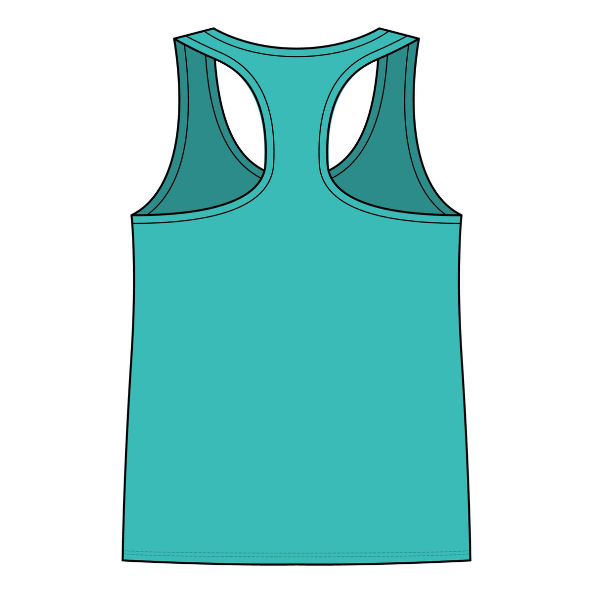 Halloween Women's Jersey Racerback Tank