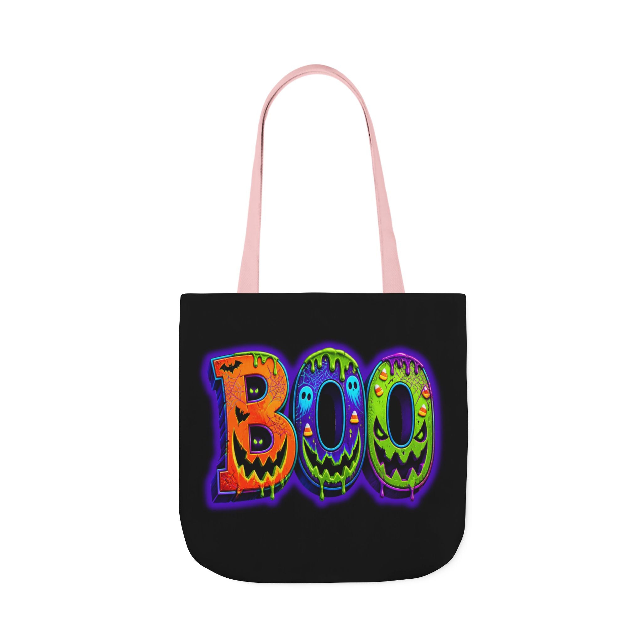 Canvas Halloween Tote Bag, 5-Color Straps