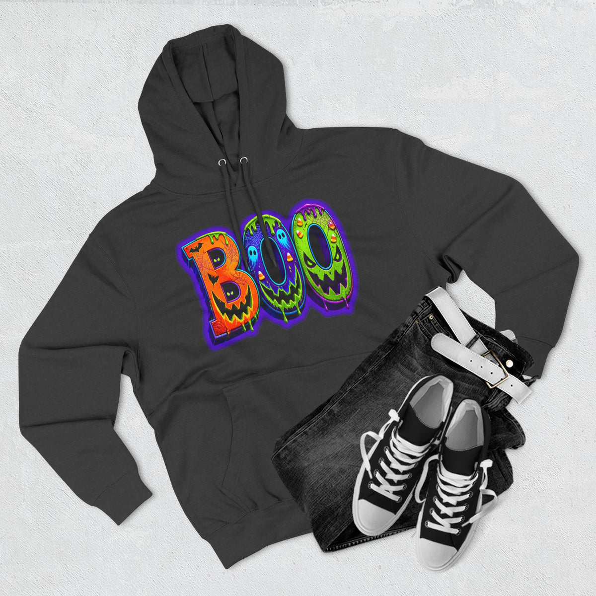 Halloween Three-Panel Fleece Hoodie
