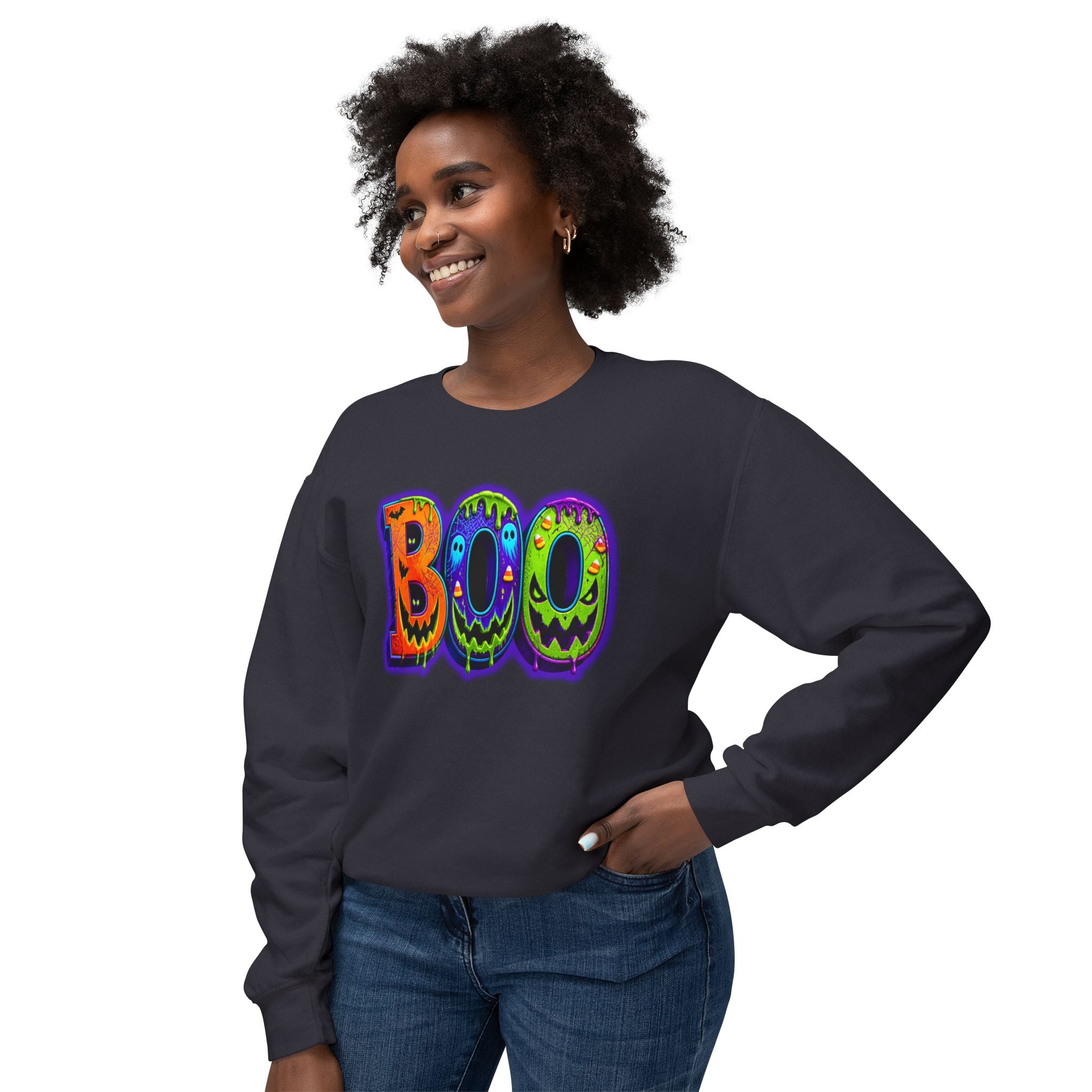 Halloween Unisex Lightweight Crewneck Sweatshirt