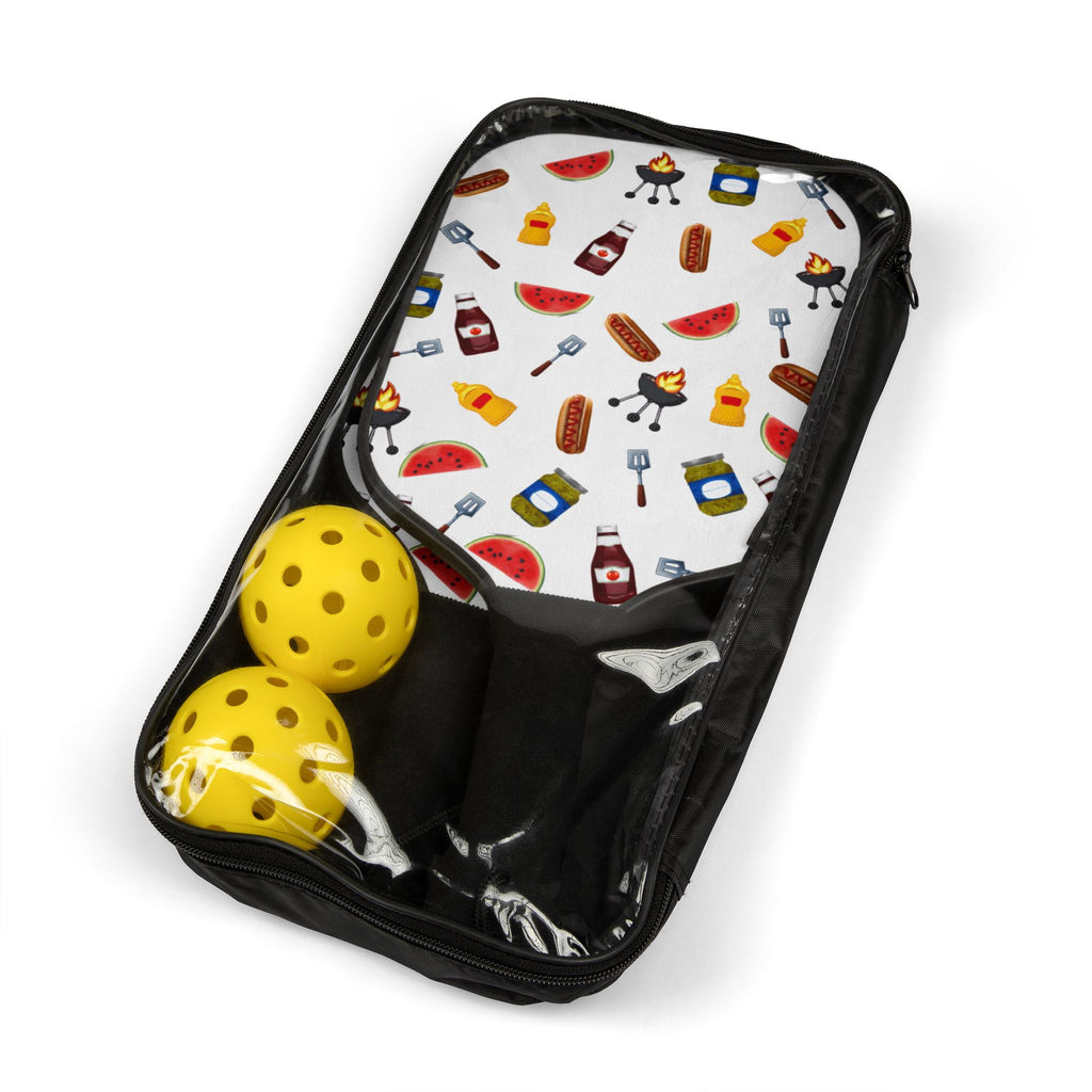 Pickleball Paddles & Balls — BBQ Pattern Pickleball Kit Paddle Set