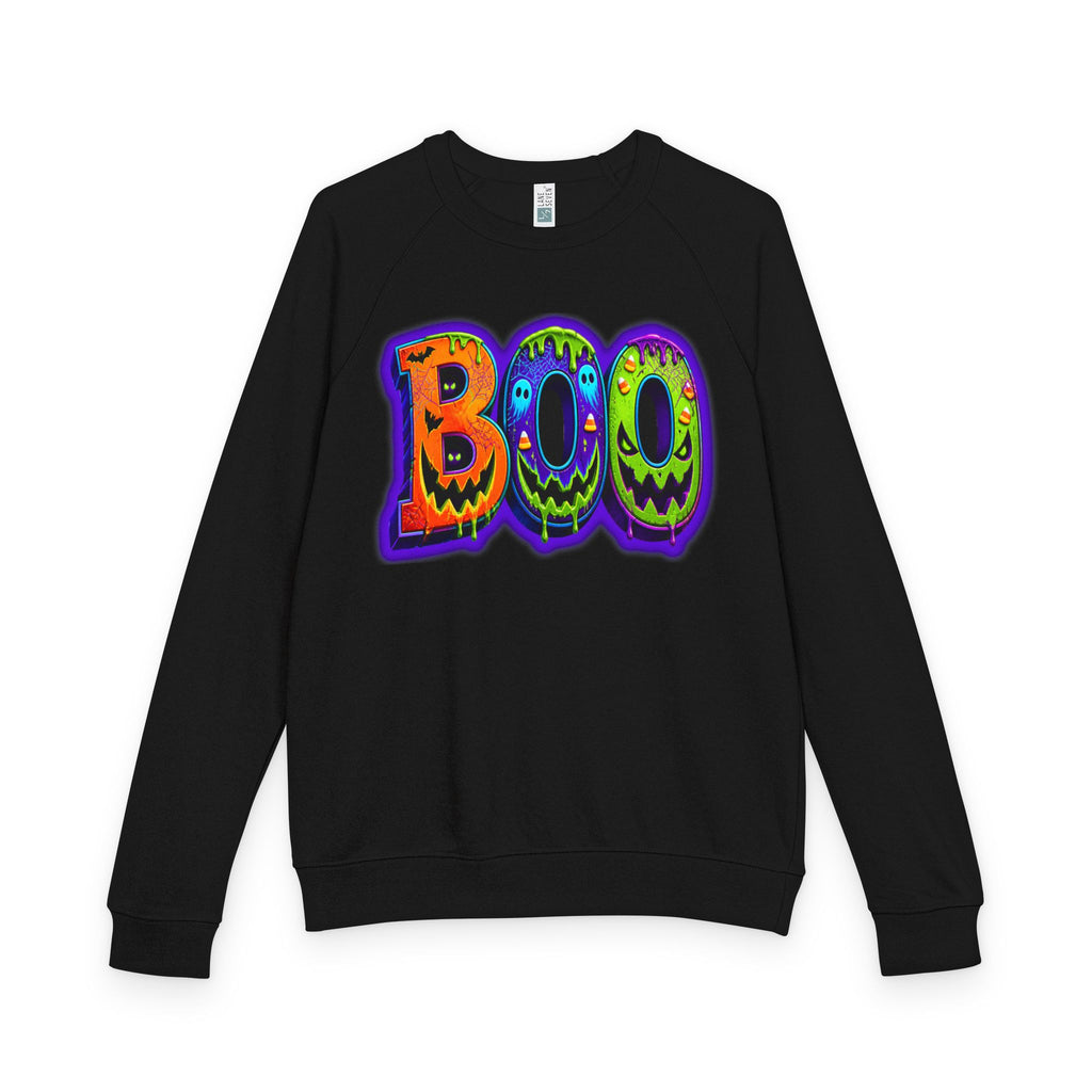 Halloween Unisex French Terry Raglan Crewneck