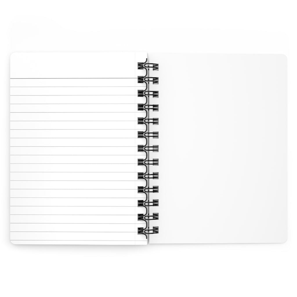 Rose Illustration Spiral Journal — Vintage Red Rose Notebook for Notes & Gifts