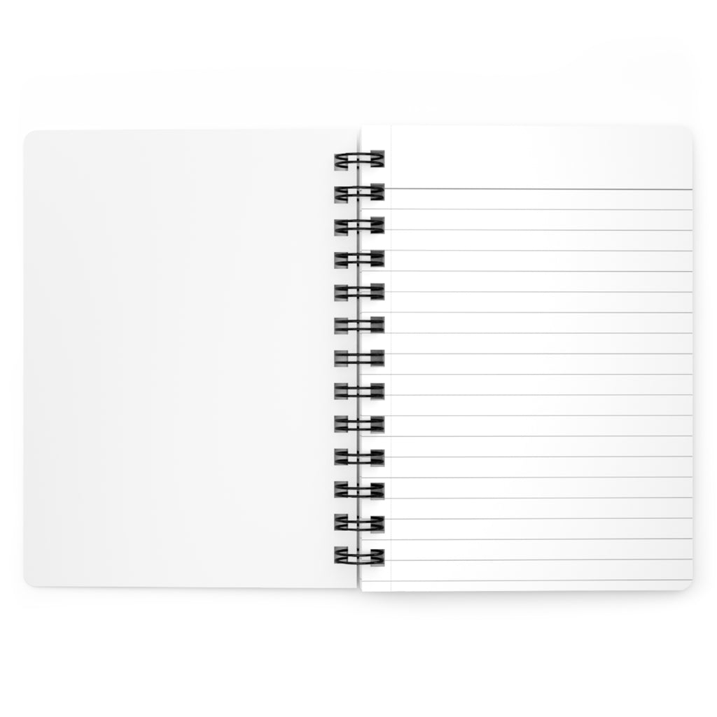 Rose Illustration Spiral Journal — Vintage Red Rose Notebook for Notes & Gifts