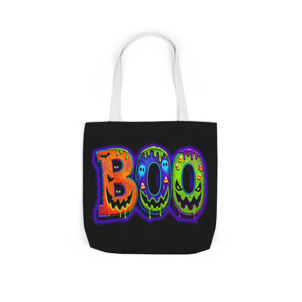 Canvas Halloween Tote Bag, 5-Color Straps