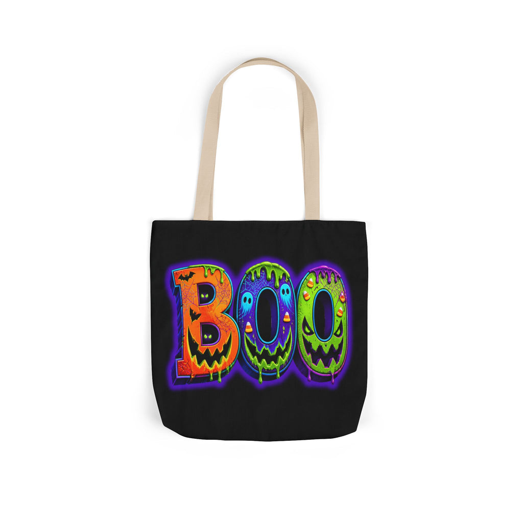 Canvas Halloween Tote Bag, 5-Color Straps