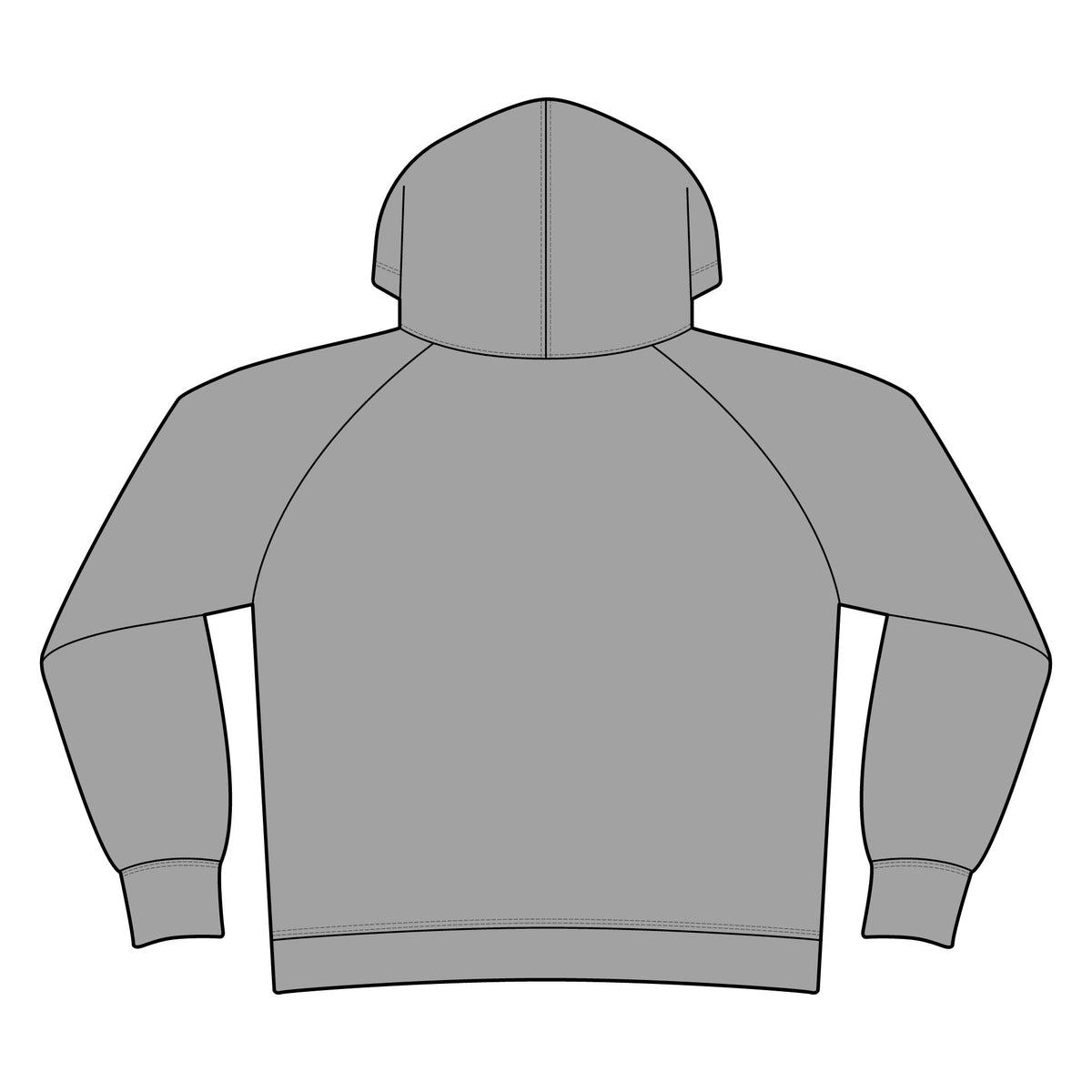 Women's Lightweight Fleece Raglan Hoodie