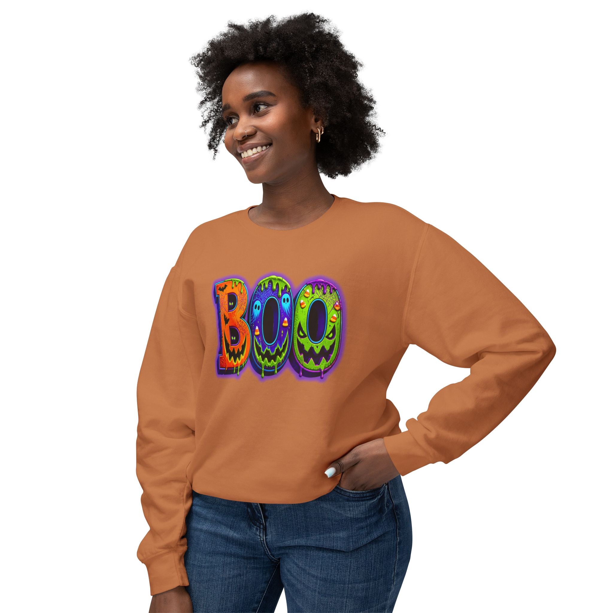 Halloween Unisex Lightweight Crewneck Sweatshirt