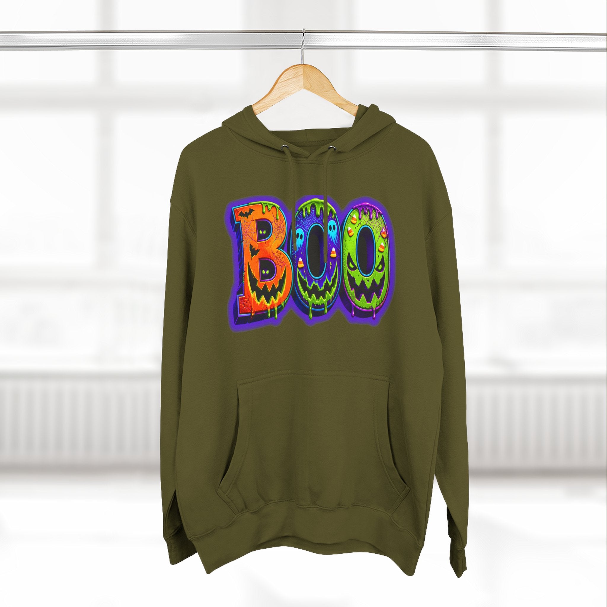 Halloween Three-Panel Fleece Hoodie