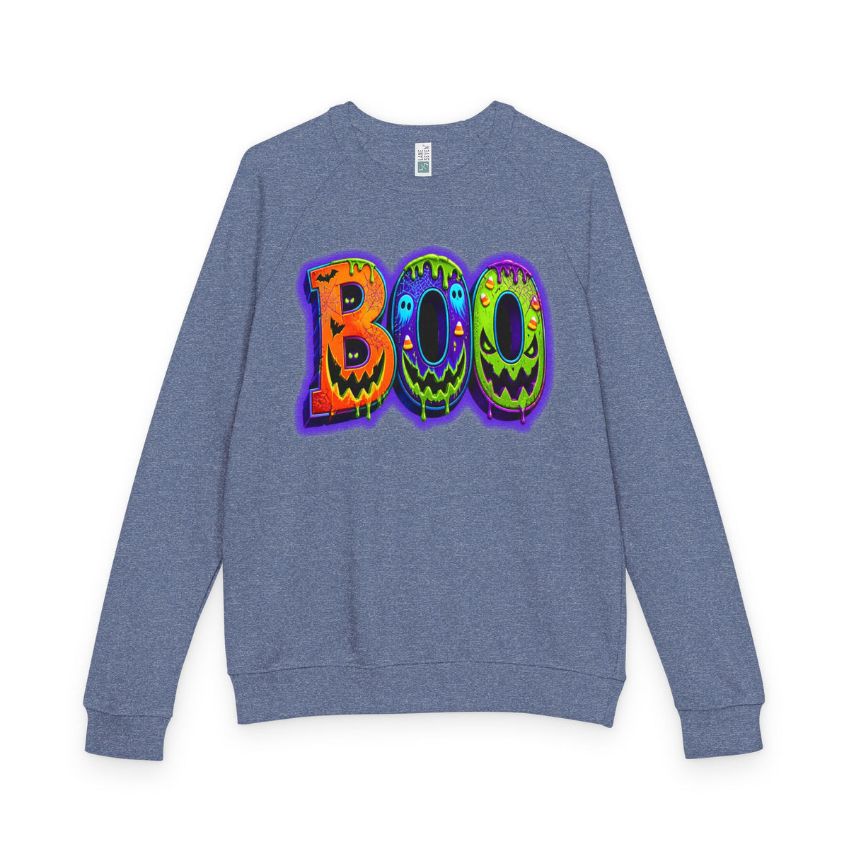 Halloween Unisex French Terry Raglan Crewneck
