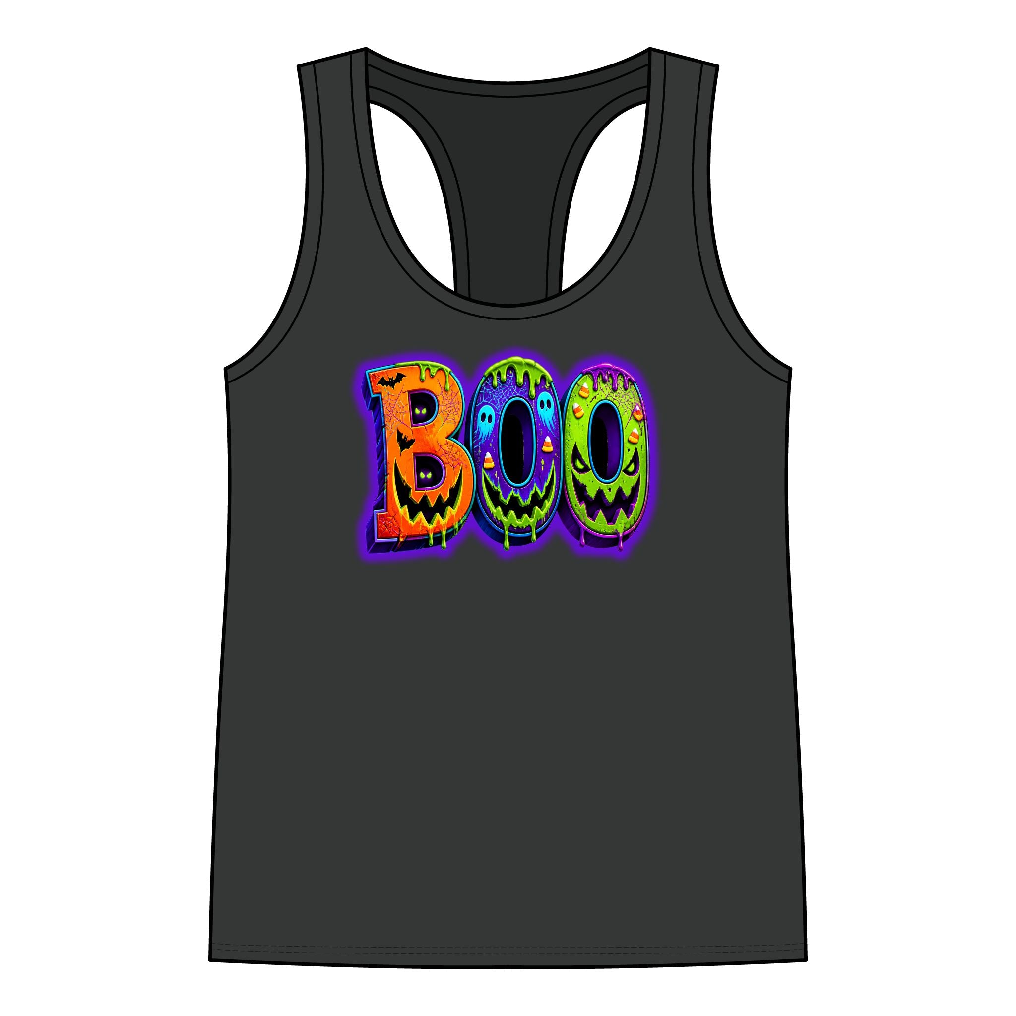 Halloween Women's Jersey Racerback Tank