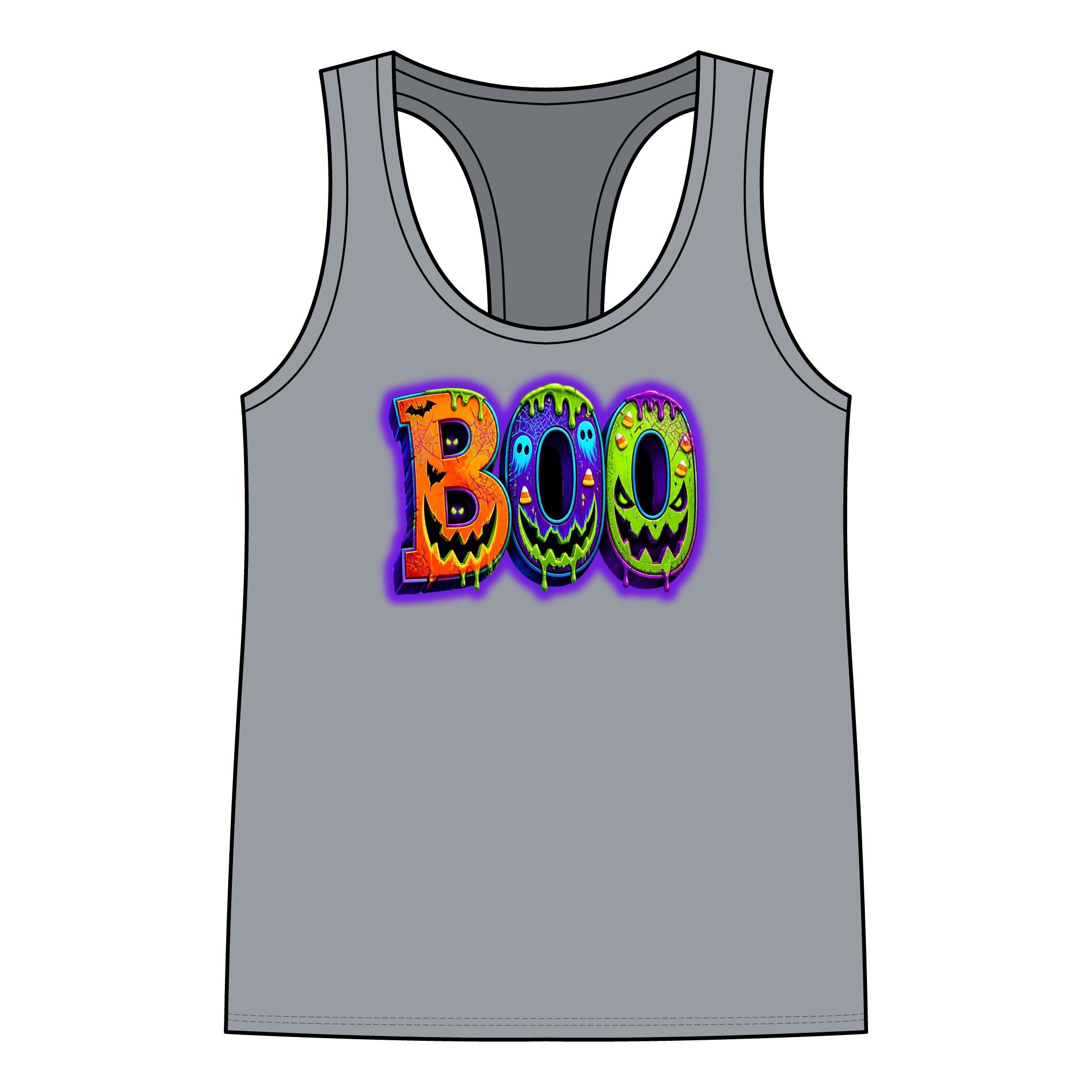 Halloween Women's Jersey Racerback Tank