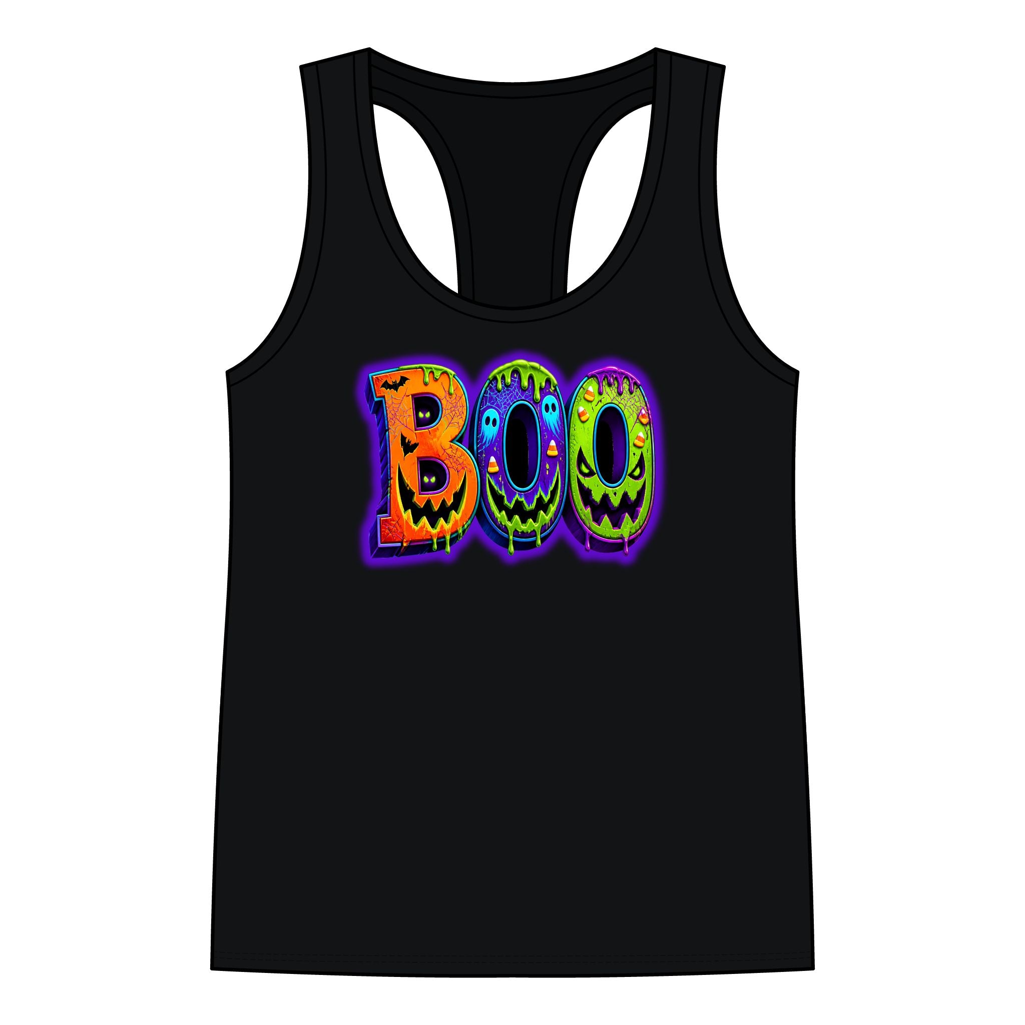 Halloween Women's Jersey Racerback Tank