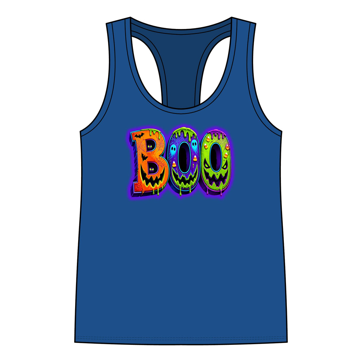 Halloween Women's Jersey Racerback Tank