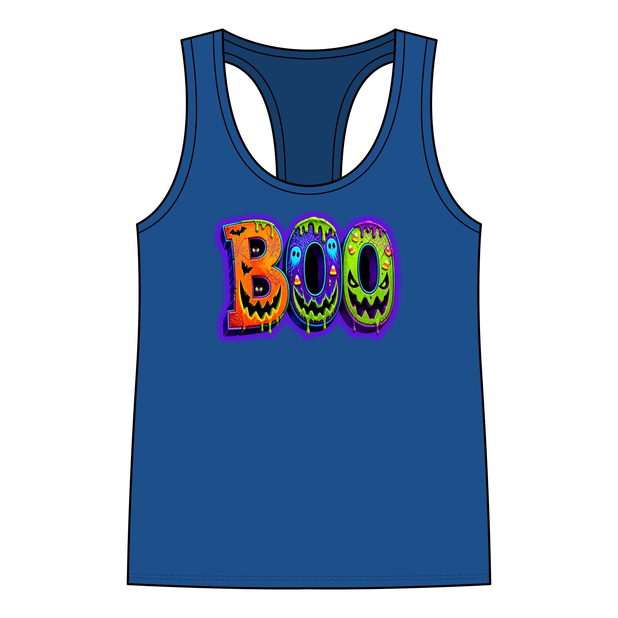 Halloween Women's Jersey Racerback Tank
