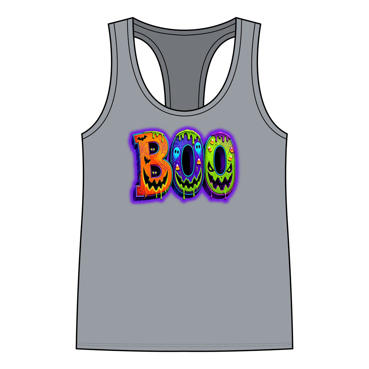 Halloween Women's Jersey Racerback Tank